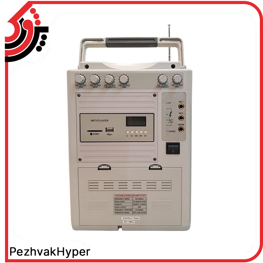 اکو همراه شارژی آسیا امپ Aap Pro PA-3G-100C اکو همراه شارژی آسیا امپ Aap Pro PA-3G-100C