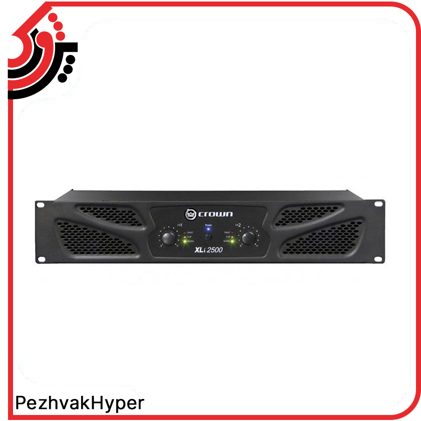 آمپلی فایر اهمی کرون مدل CROWN XLI-2500 آمپلی فایر اهمی کرون مدل CROWN XLI-2500