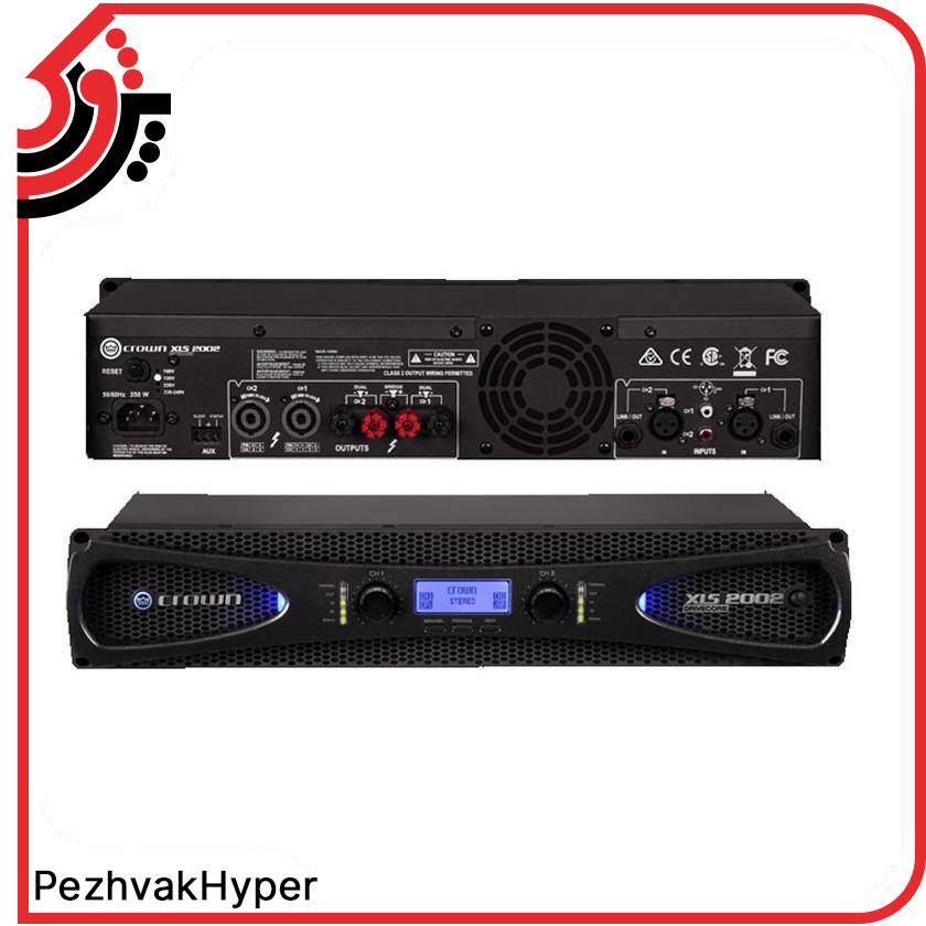 آمپلی فایر اهمی کرون CROWN XLS-2002 آمپلی فایر اهمی کرون CROWN XLS-2002