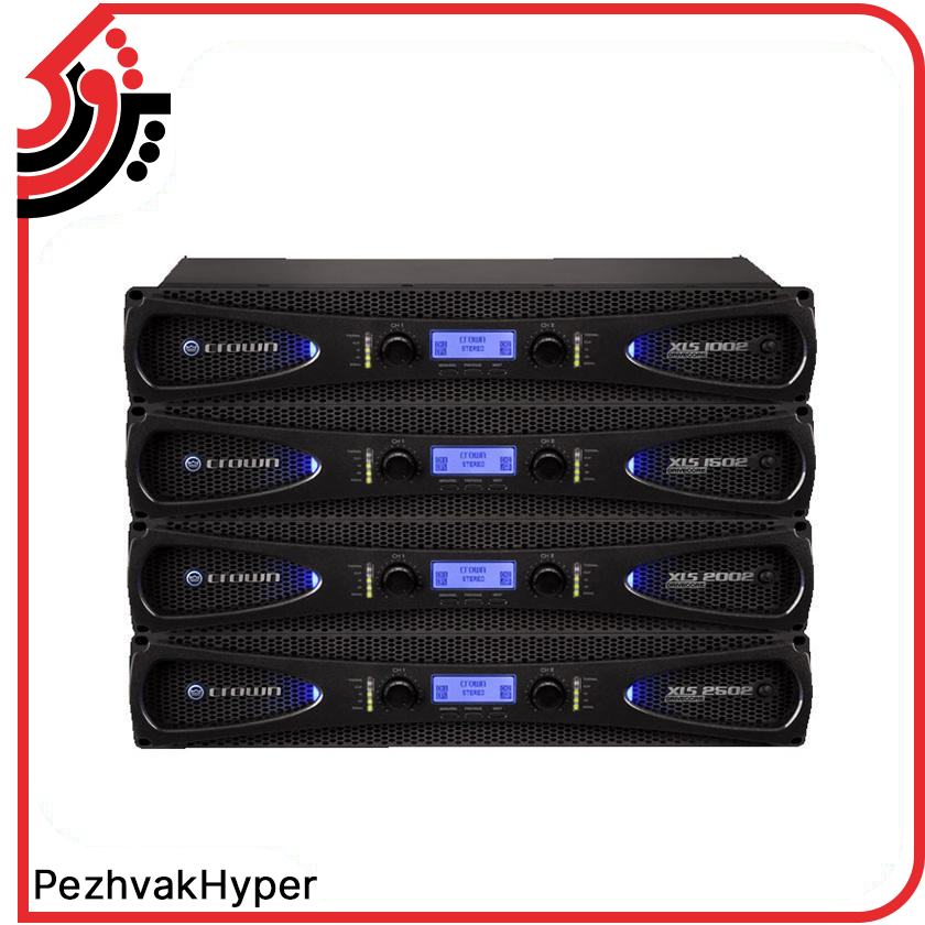 آمپلی فایر اهمی کرون CROWN XLS-2002 آمپلی فایر اهمی کرون CROWN XLS-2002