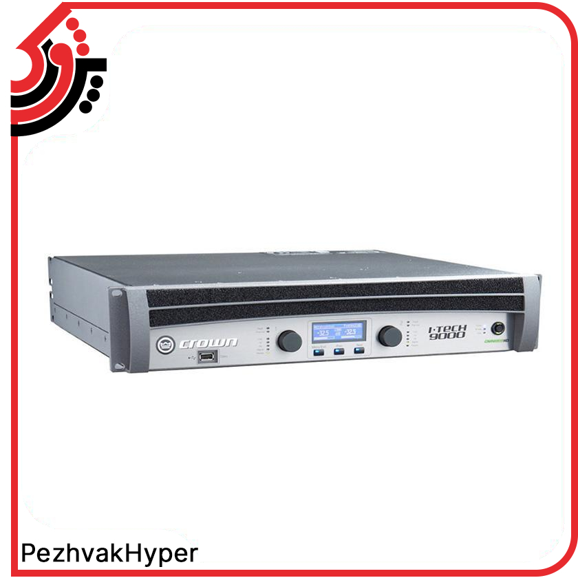 آمپلی فایر اهمی کرون CROWN i-Tech 9000HD آمپلی فایر اهمی کرون CROWN i-Tech 9000HD