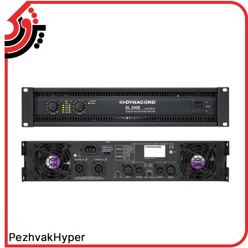 پاور آمپلی فایر اهمی دایناکورد Dynacord SL2400 پاور آمپلی فایر اهمی دایناکورد Dynacord SL2400