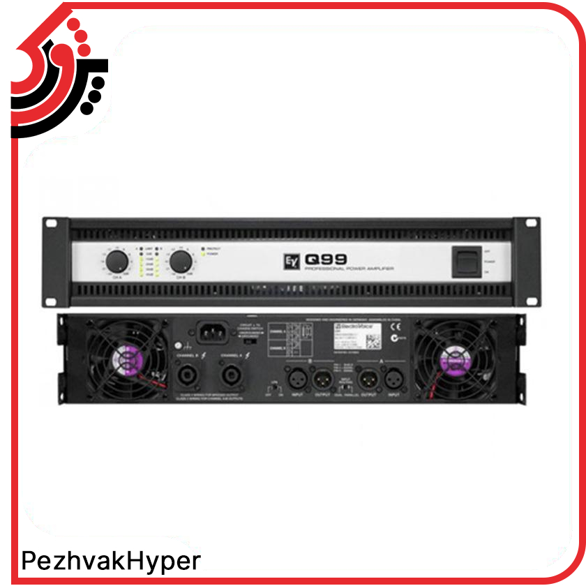 پاور آمپلی فایر اهمی Electro Voice EV-Q99 پاور آمپلی فایر اهمی Electro Voice EV-Q99