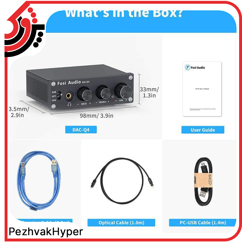 آمپلی فایر Fosi Audio AF-04 آمپلی فایر Fosi Audio AF-04