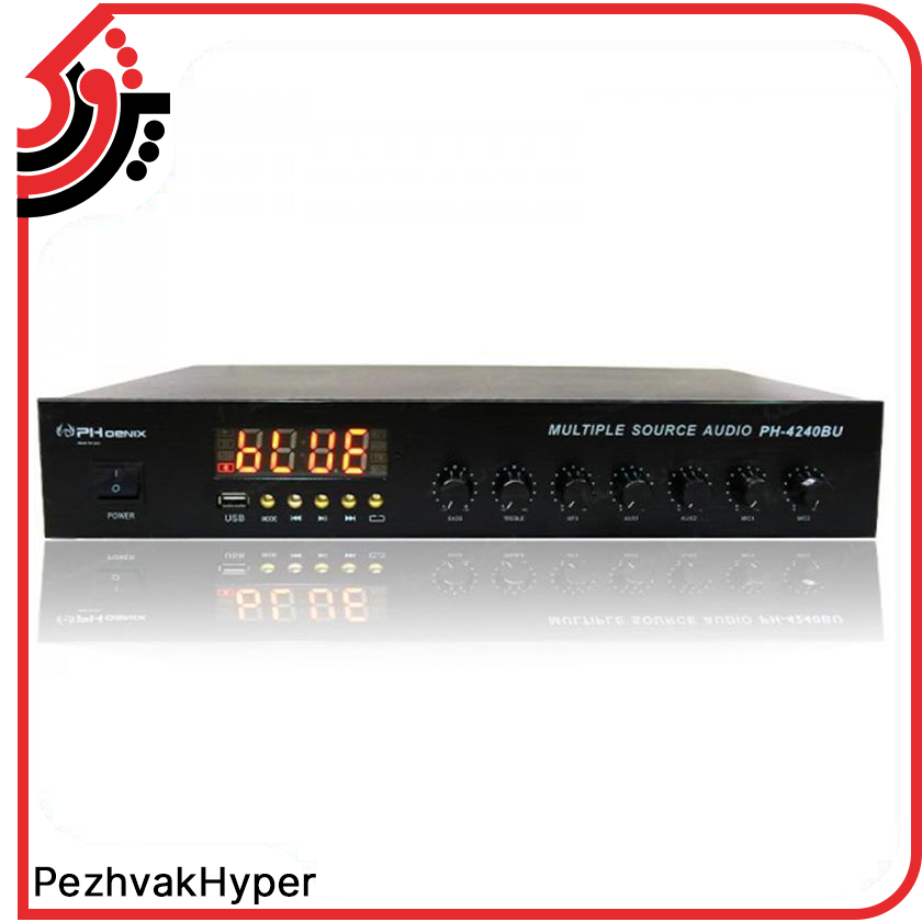 آمپلی فایر اهمی فونیکس Phoenix PH-4240BU آمپلی فایر اهمی فونیکس Phoenix PH-4240BU