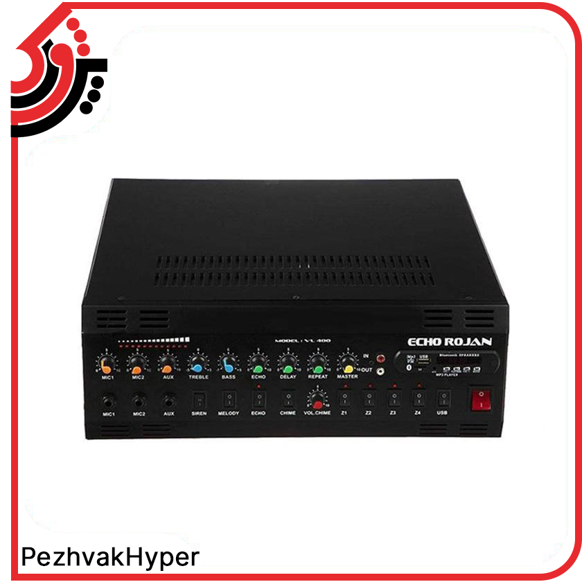 آمپلی فایر اهمی ولتی رومیزی روژان VL600 آمپلی فایر اهمی ولتی رومیزی روژان VL600