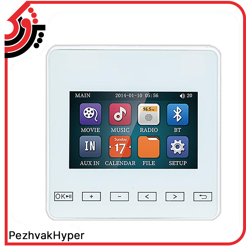 Ampli-Fier-SOS-JX802-1 Ampli-Fier-SOSJX802-مپلی فایر دیواری لمسی