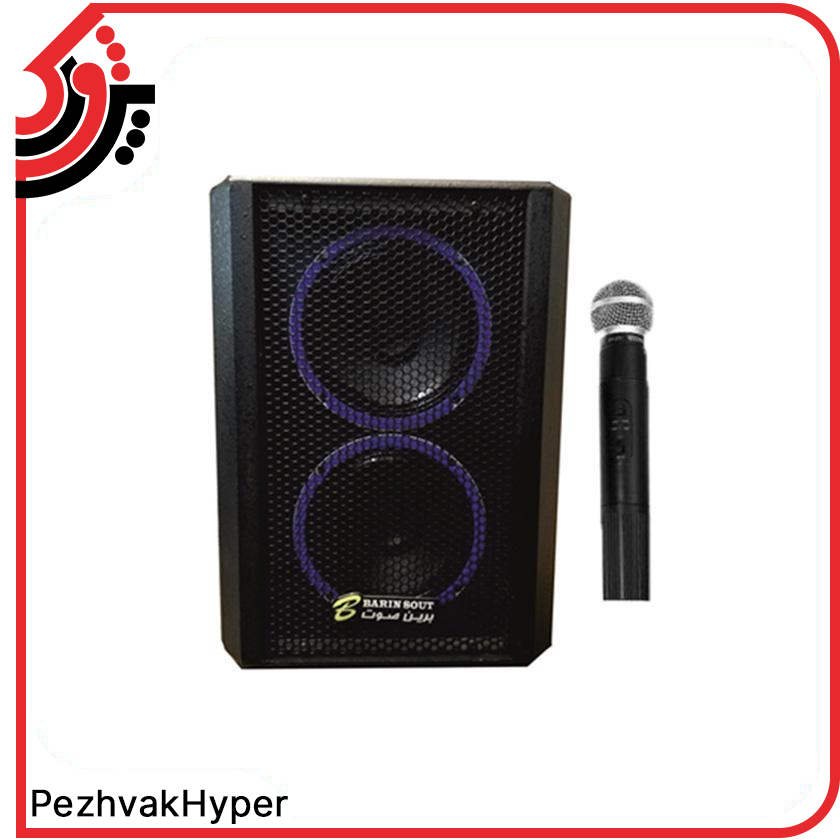 اکو همراه دبل 6 اینچ برین صوت مدل Barin-2680