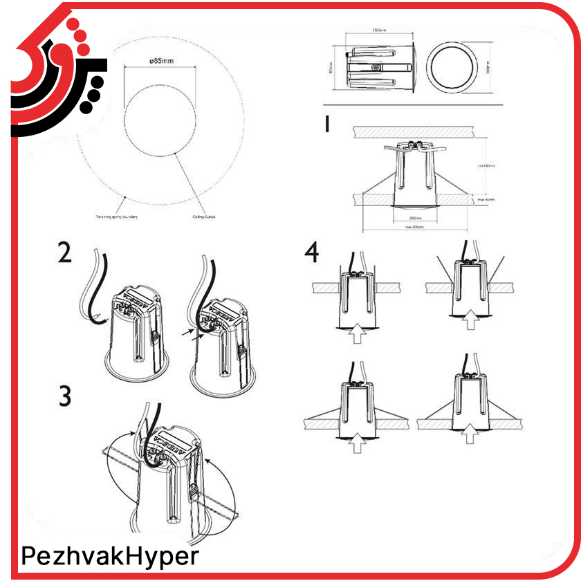 بلندگو سقفی توکار اودیکا Microdot (بسته 2 عددی) بلندگو سقفی توکار اودیکا Microdot (بسته 2 عددی)