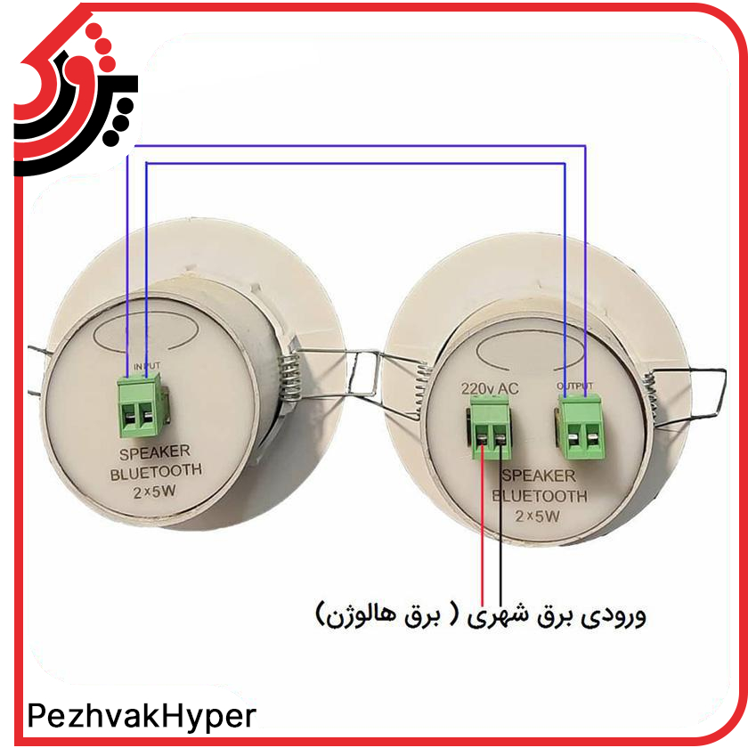 بلندگو سقفی توکار SP-301 (بسته 2 عددی) بلندگو سقفی توکار SP-301 (بسته 2 عددی)