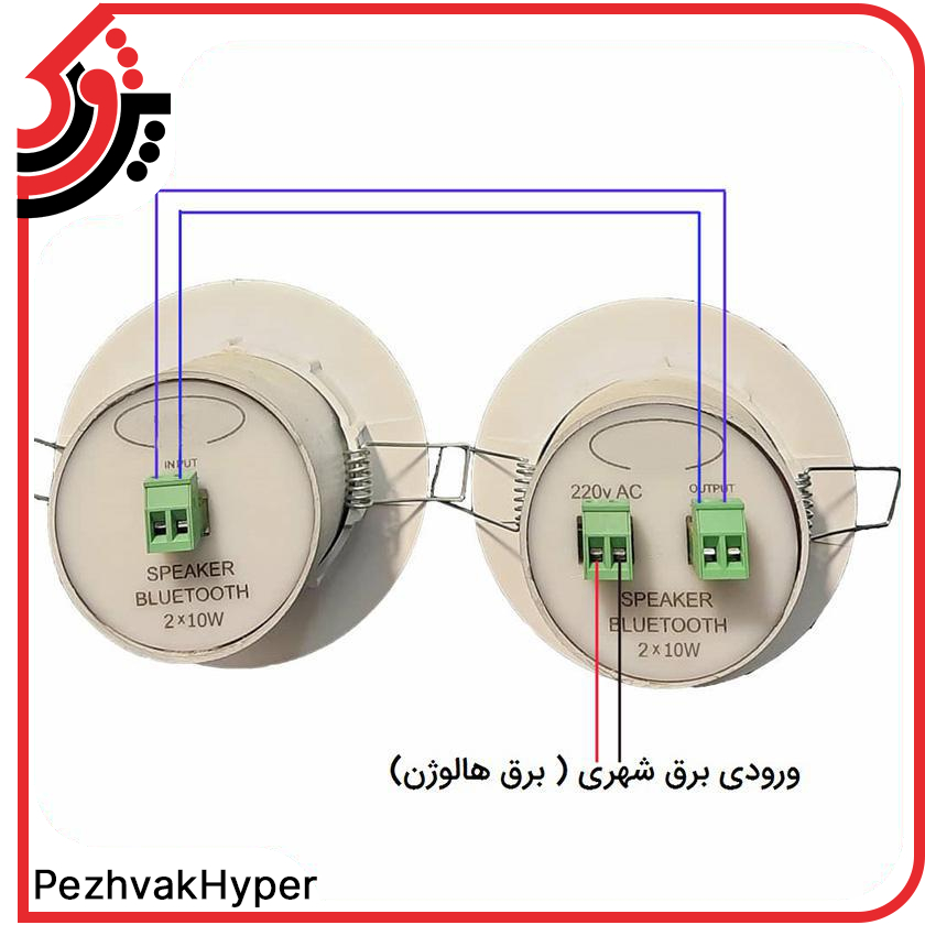 بلندگو سقفی توکار SP-302 (بسته 2 عددی) بلندگو سقفی توکار SP-302 (بسته 2 عددی)