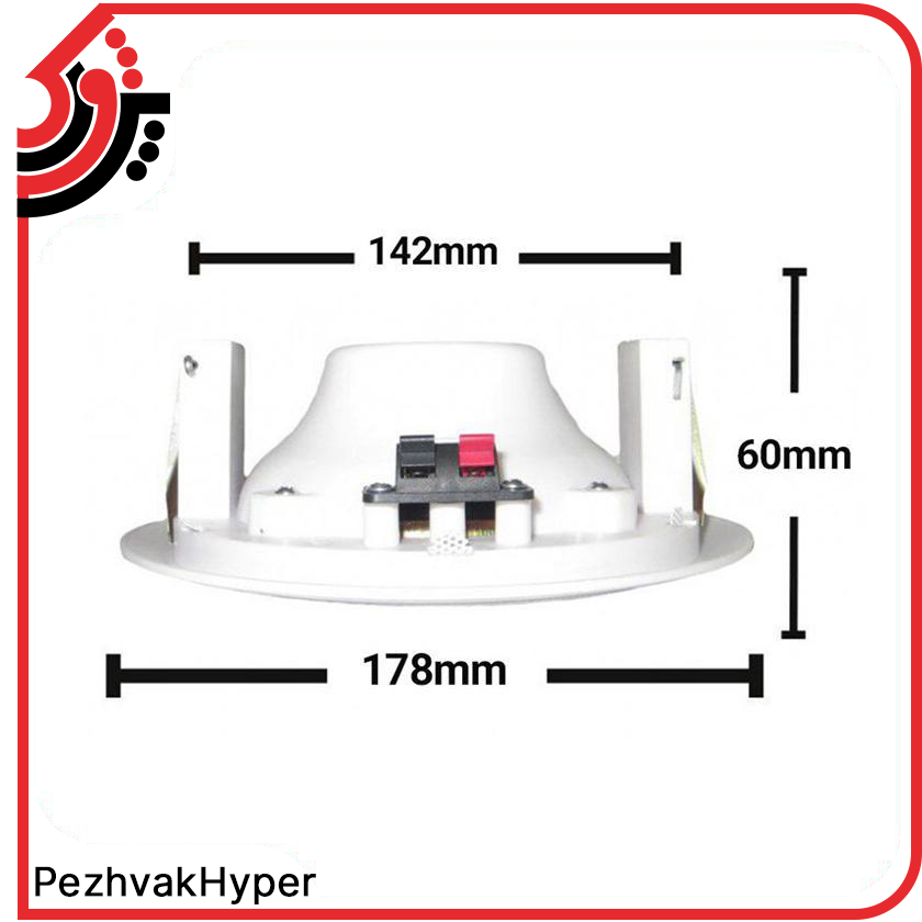 بلندگو سقفی توکار زیکو Zico CS-35 بلندگو سقفی توکار زیکو Zico CS-35