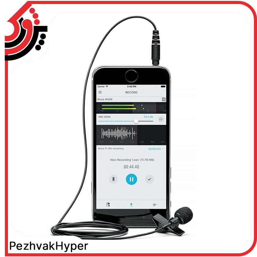 میکروفن یقه ای شور Shure MVL میکروفن یقه ای شور Shure MVL