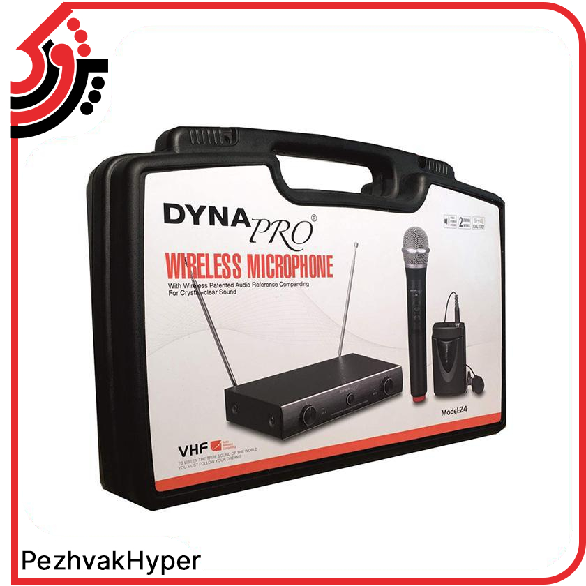 میکروفن بیسیم یقه ای دایناپرو DYNAPRO Z4 میکروفن بیسیم یقه ای دایناپرو DYNAPRO Z4