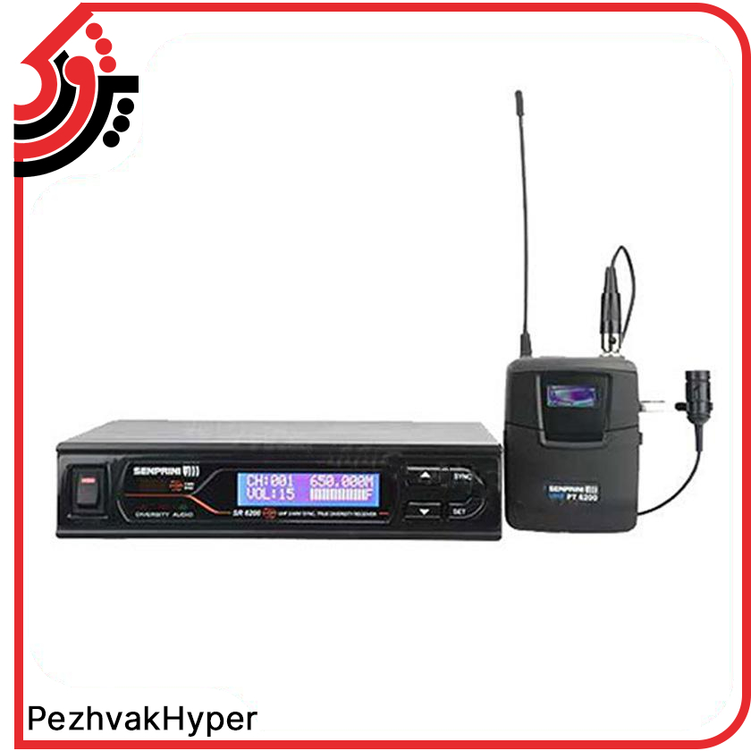 میکروفن بیسیم یقه ای Echochang HF SR 6200 PT