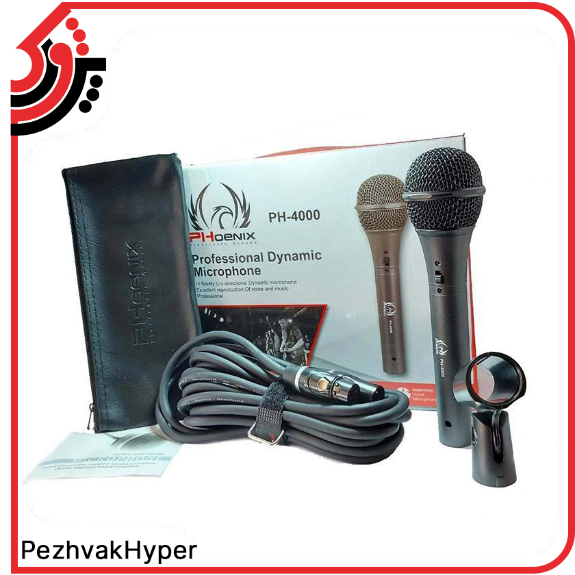 میکروفن داینامیک فونیکس Phoenix PH-4000 میکروفن داینامیک فونیکس Phoenix PH-4000