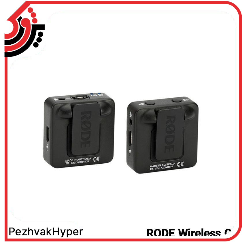 میکروفن بیسیم یقه ای رود RODE Wireless GO میکروفن بیسیم یقه ای رود RODE Wireless GO