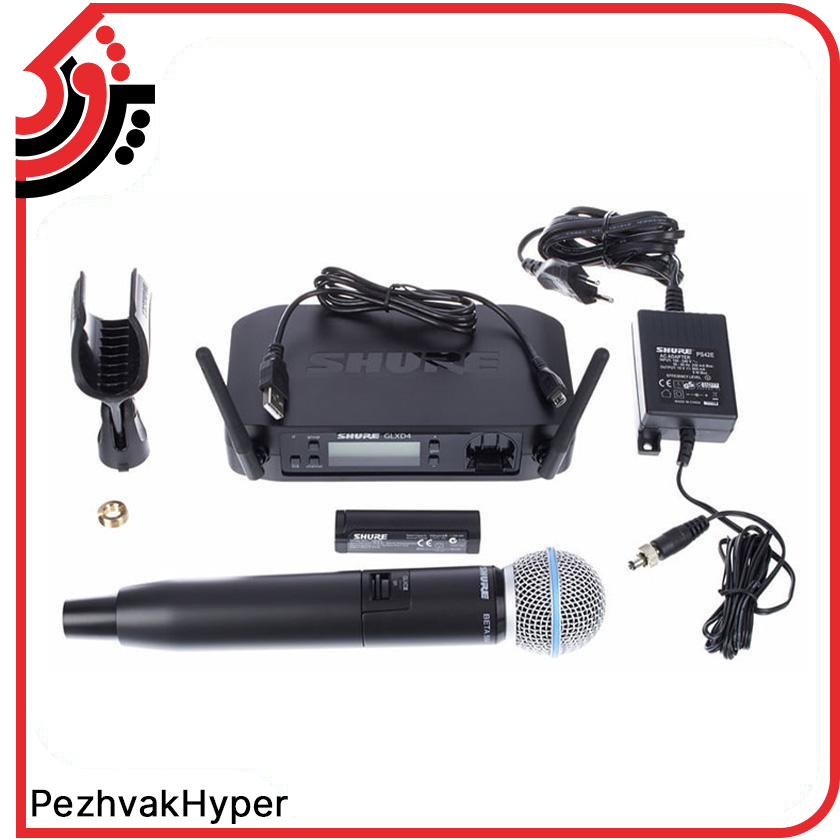 میکروفن بیسیم شور Shure GLXD24E/B58 میکروفن بیسیم شور Shure GLXD24E/B58