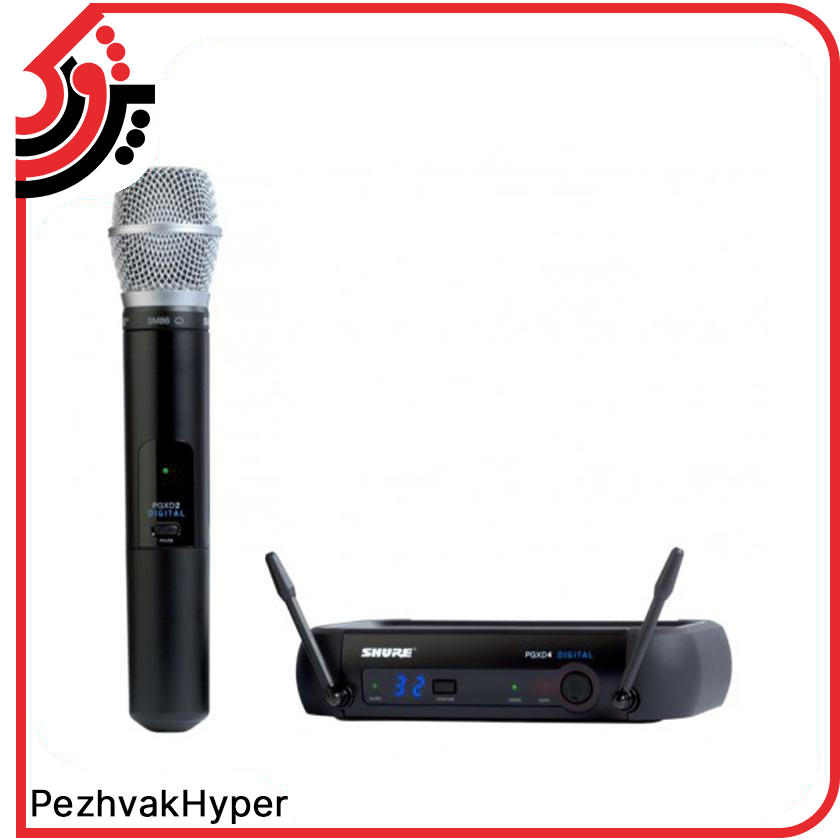 میکروفن بیسیم شور Shure PGX24/SM86 میکروفن بیسیم شور Shure PGX24/SM86
