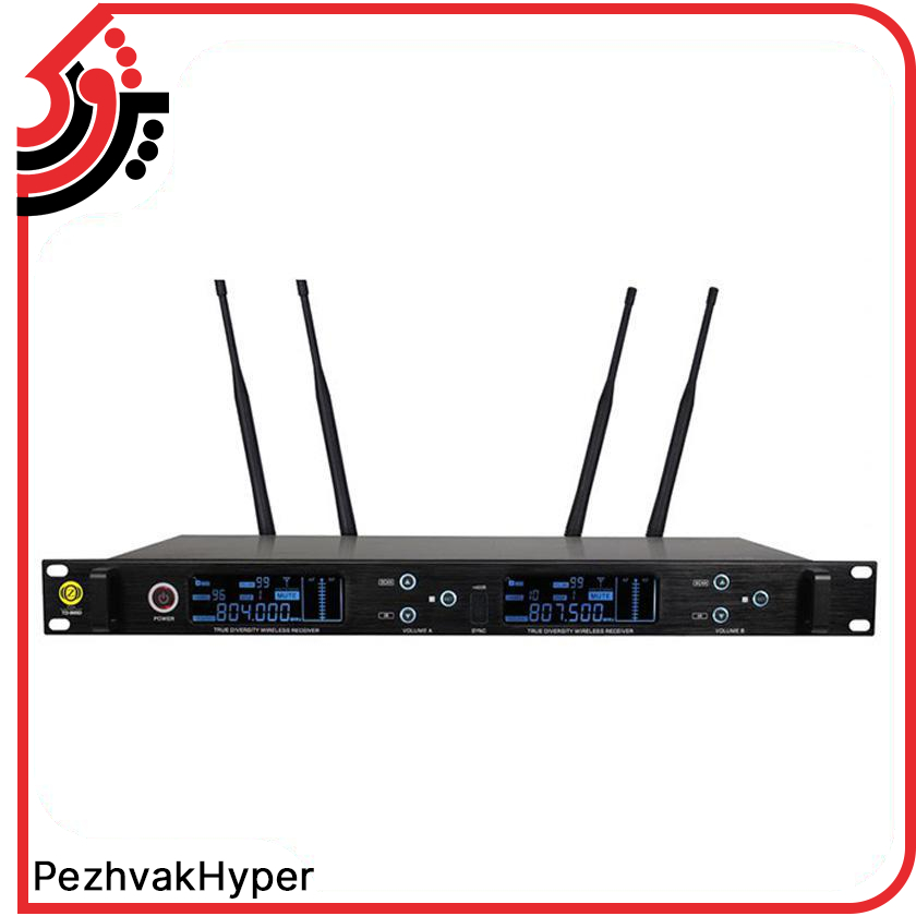 میکروفن بیسیم یقه ای زیکو Zico TD-9000C میکروفن بیسیم یقه ای زیکو Zico TD-9000C