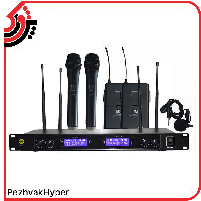 میکروفن بیسیم یقه ای زیکو Zico V-200HC میکروفن بیسیم یقه ای زیکو Zico V-200HC