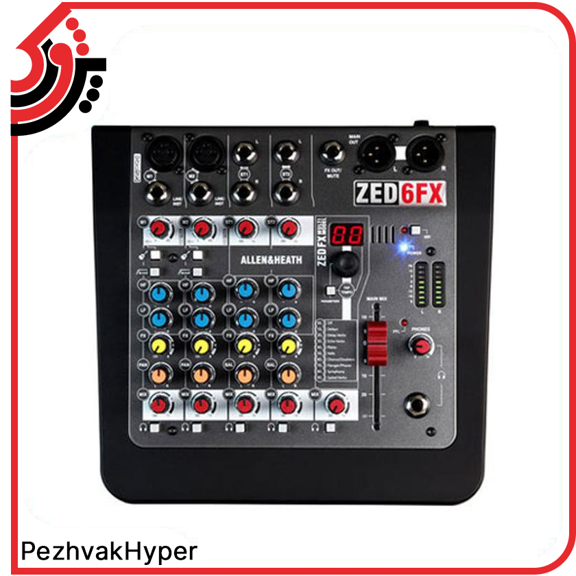 میکسر صدا ALLEN & HEATH-ZED-6FX میکسر صدا ALLEN & HEATH-ZED-6FX