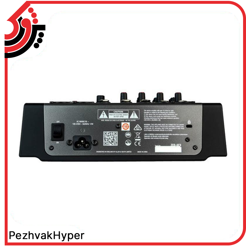 میکسر صدا ALLEN & HEATH-ZED-6FX میکسر صدا ALLEN & HEATH-ZED-6FX