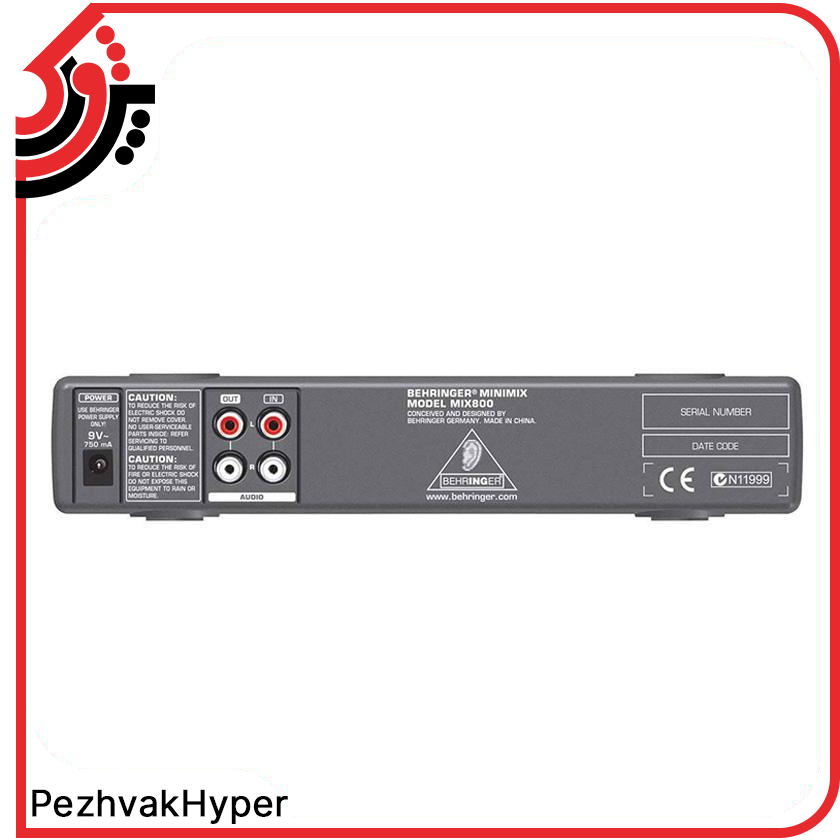 میکسر کارائوکه بهرینگر BEHRINGER-MIX800 میکسر کارائوکه بهرینگر BEHRINGER-MIX800