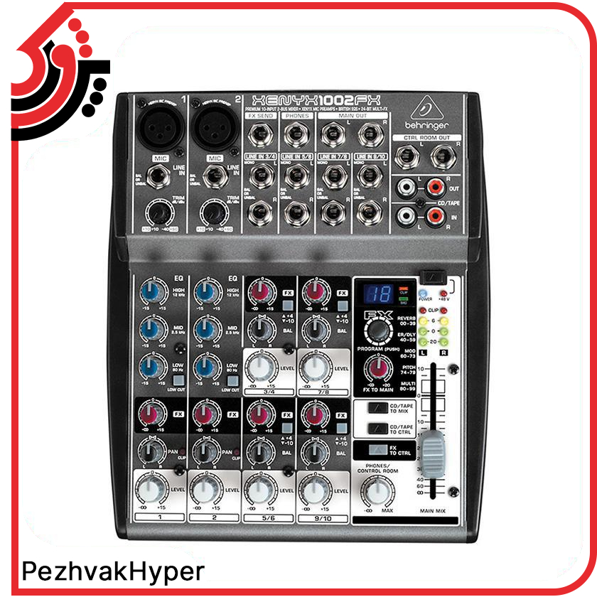 میکسر بهرینگر BEHRINGER-XENYX 1002FX میکسر بهرینگر BEHRINGER-XENYX 1002FX