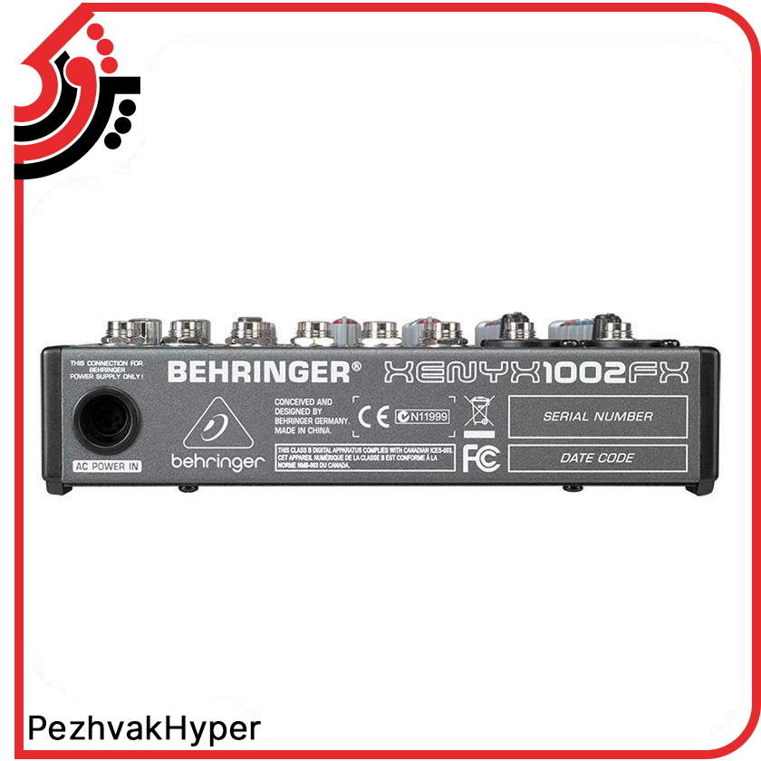 میکسر بهرینگر BEHRINGER-XENYX 1002FX میکسر بهرینگر BEHRINGER-XENYX 1002FX