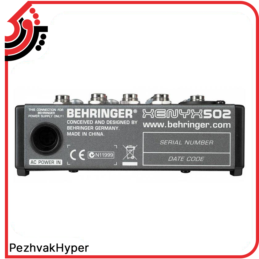 میکسر بهرینگر BEHRINGER-XENYX 502 میکسر بهرینگر BEHRINGER-XENYX 502