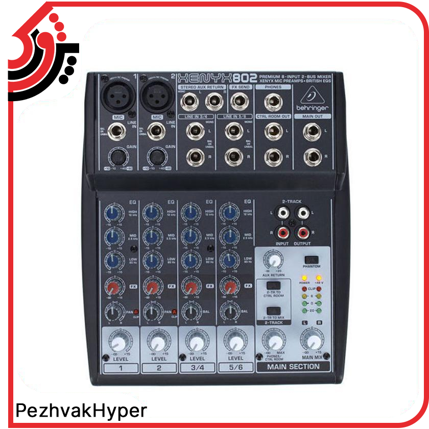 میکسر بهرینگر BEHRINGER-XENYX 802 میکسر بهرینگر BEHRINGER-XENYX 802