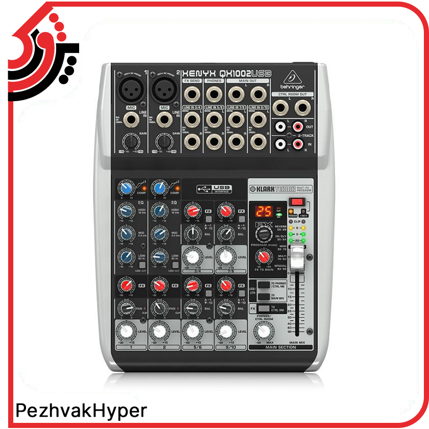 میکسر بهرینگر BEHRINGER XENYX QX1002USB میکسر بهرینگر BEHRINGER XENYX QX1002USB