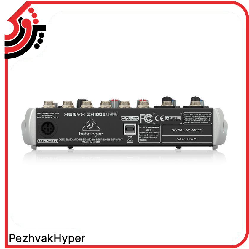 میکسر بهرینگر BEHRINGER XENYX QX1002USB میکسر بهرینگر BEHRINGER XENYX QX1002USB