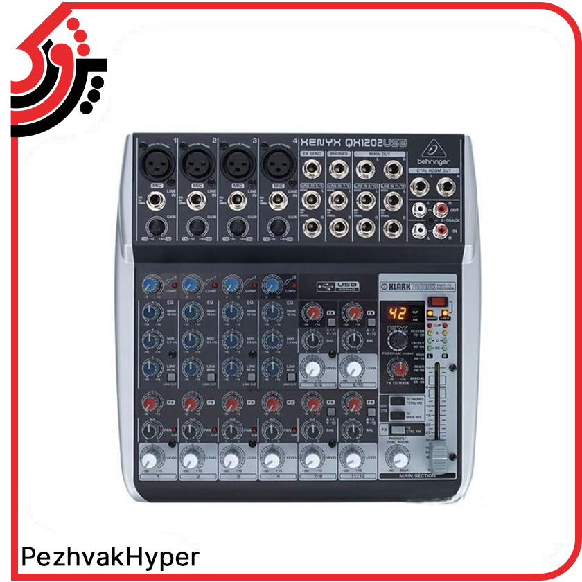 میکسر بهرینگر BEHRINGER-XENYX QX1202USB میکسر بهرینگر BEHRINGER-XENYX QX1202USB