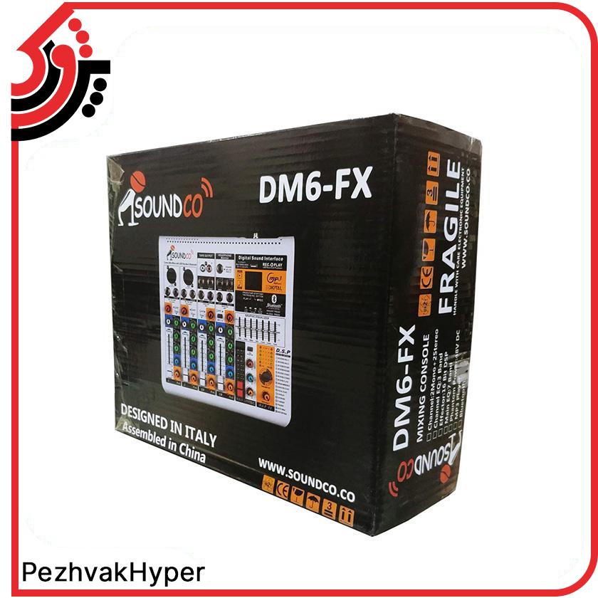 میکسر ساندکو SOUNDCO DM6-FX میکسر ساندکو SOUNDCO DM6-FX