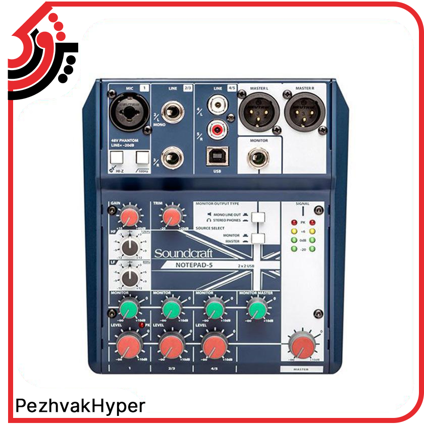 میکسر ساند کرافت Soundcraft Notepad-5 میکسر ساند کرافت Soundcraft Notepad-5