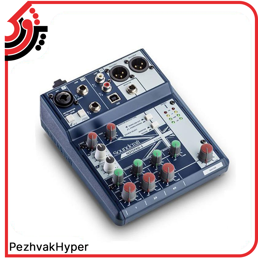 میکسر ساند کرافت Soundcraft Notepad-5 میکسر ساند کرافت Soundcraft Notepad-5