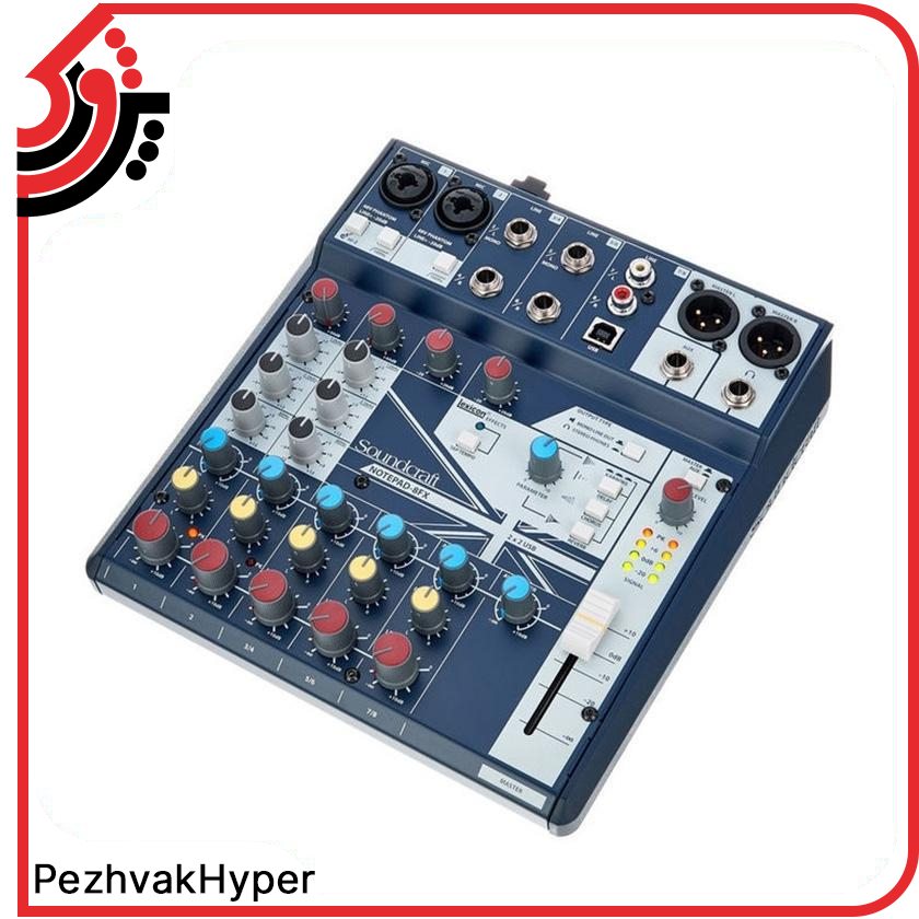 میکسر ساند کرافت Soundcraft Notepad-8FX میکسر ساند کرافت Soundcraft Notepad-8FX