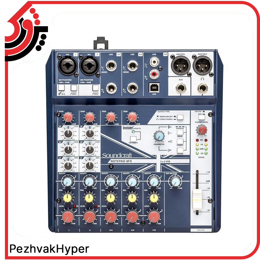 میکسر ساند کرافت Soundcraft Notepad-8FX میکسر ساند کرافت Soundcraft Notepad-8FX
