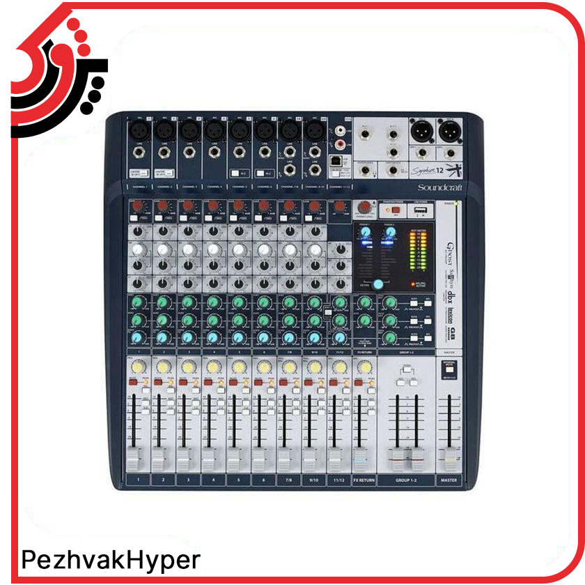 میکسر ساند کرافت Soundcraft-Signature12 میکسر ساند کرافت Soundcraft-Signature12