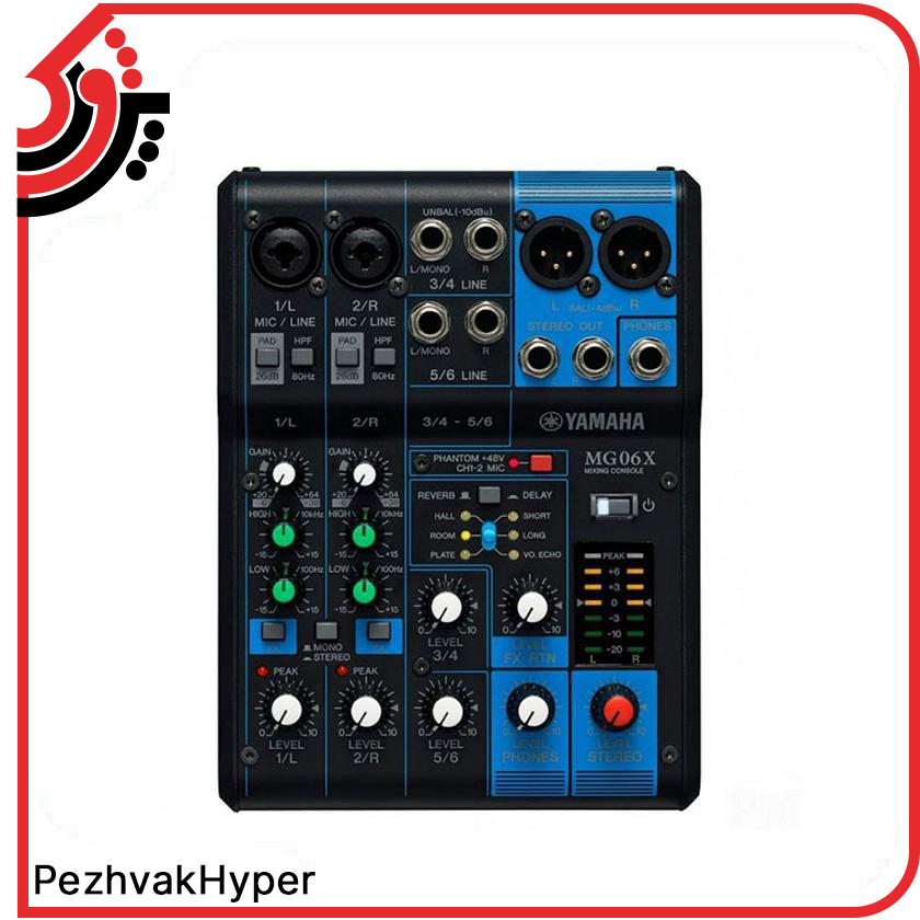 میکسر یاماها YAMAHA-MG06X میکسر یاماها YAMAHA-MG06X