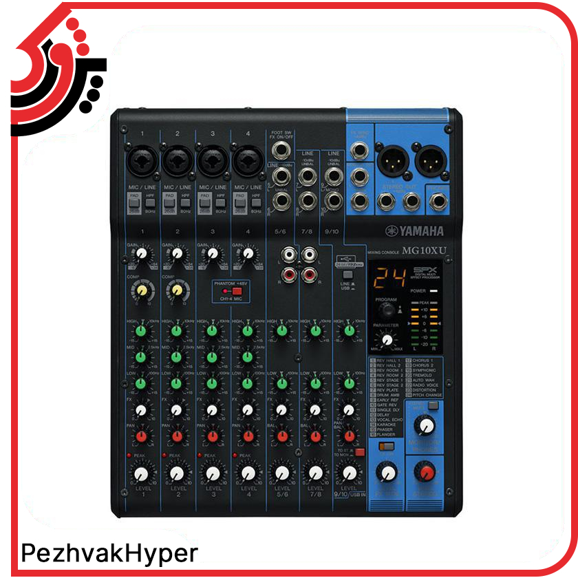 میکسر یاماها YAMAHA-MG10XU میکسر یاماها YAMAHA-MG10XU