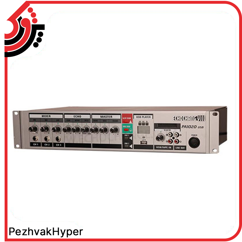 پاور میکسر پیجینگ اکوچنگ PA1020 پاور میکسر پیجینگ اکوچنگ PA1020