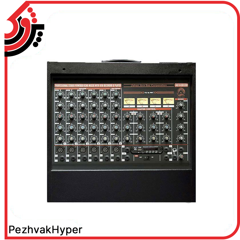پاور میکسر جاسکو JAS-24000USB پاور میکسر جاسکو JAS-24000USB