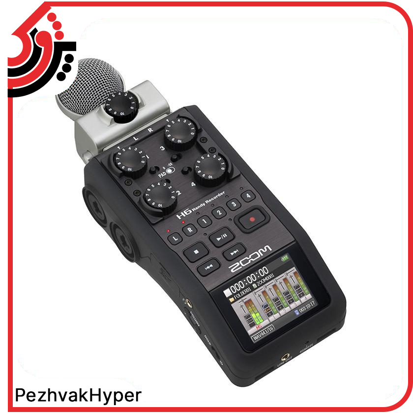 رکوردر صدا زوم ZOOM H6 رکوردر صدا زوم ZOOM H6