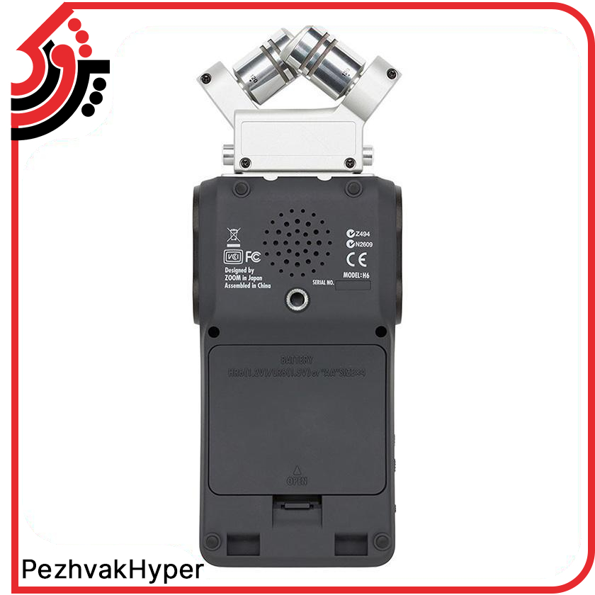 رکوردر صدا زوم ZOOM H6 رکوردر صدا زوم ZOOM H6