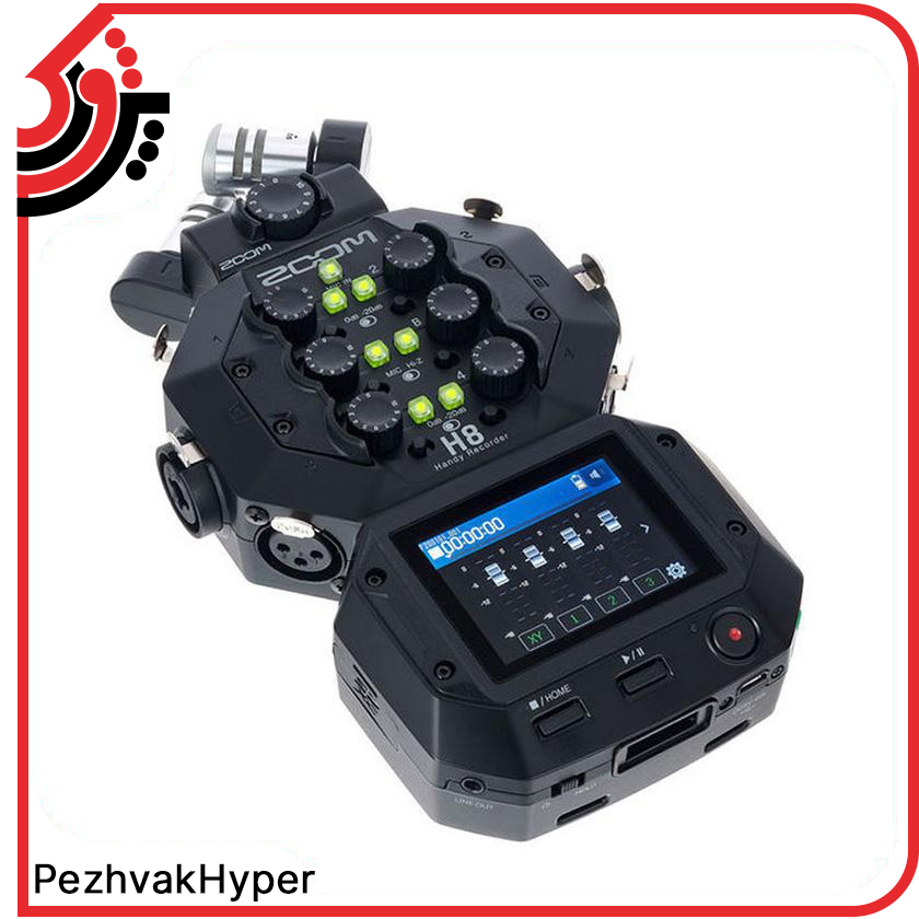 رکوردر صدا زوم ZOOM H8 رکوردر صدا زوم ZOOM H8