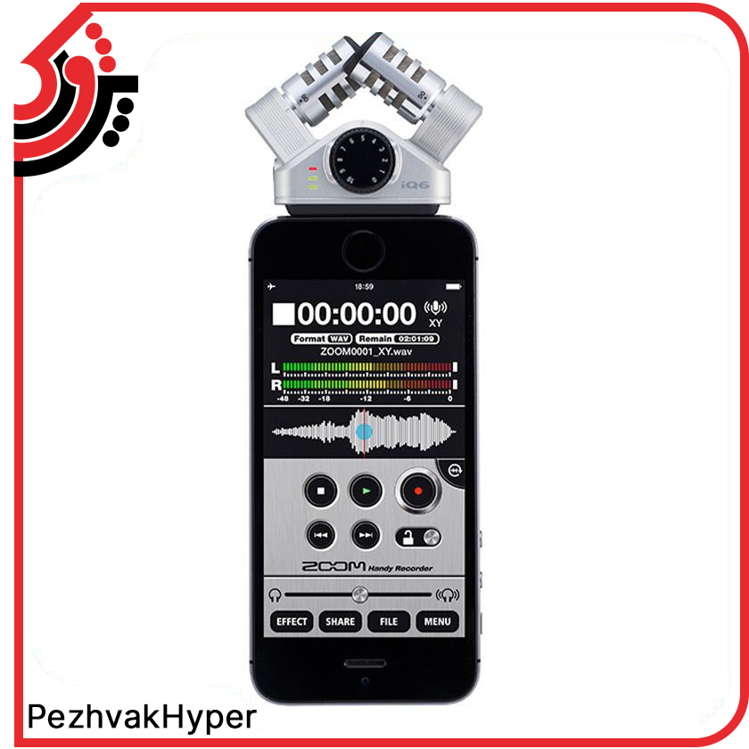 رکوردر صدا زوم ZOOM IQ6 رکوردر صدا زوم ZOOM IQ6
