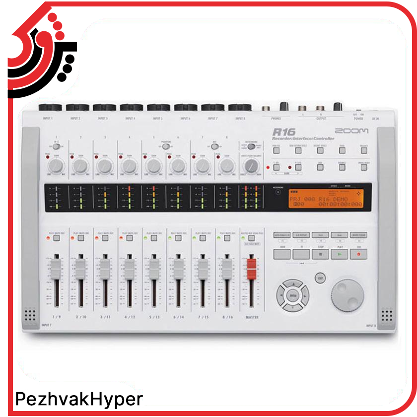 کارت صدا و رکوردر زوم ZOOM R16 کارت صدا و رکوردر زوم ZOOM R16